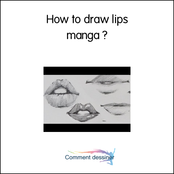 How to draw lips manga